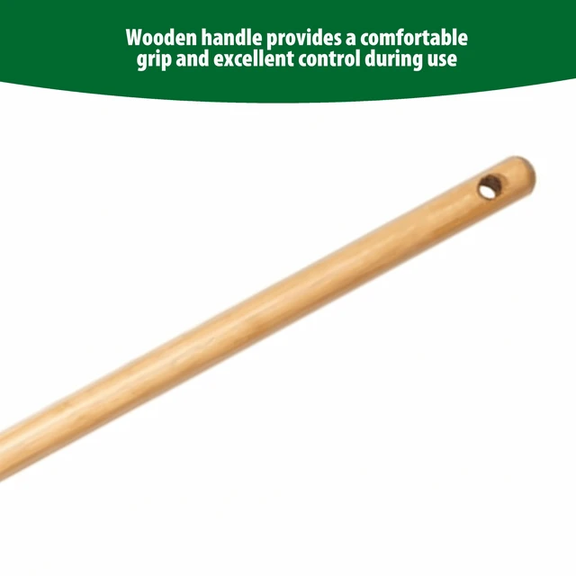 Alt view image 4 of 5 - Expert Gardener 8-Inch Wood and Poly Shrub Leaf Rake
