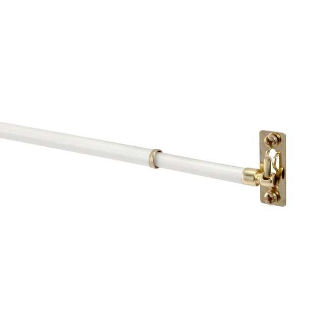 Alt view image 5 of 6 - Mainstays 5/16" Adjustable Swivel Sash Rod, 21-38", White (5 Pack)