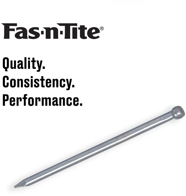 Alt view image 6 of 6 - Fas-n-tite Bright Wire Finishing Nails, 17 x 1 in, Steel, Silver, 4 Pack