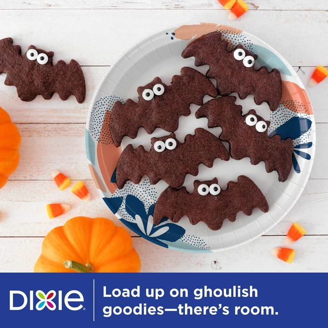 Alt view image 5 of 5 - Dixie Disposable Paper Plates 10Inch Multi-Color 100 Count