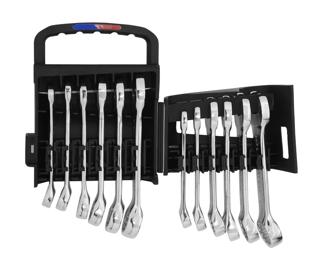Alt view image 4 of 6 - Hyper Tough 12-Piece Stubby Combination Wrench Set