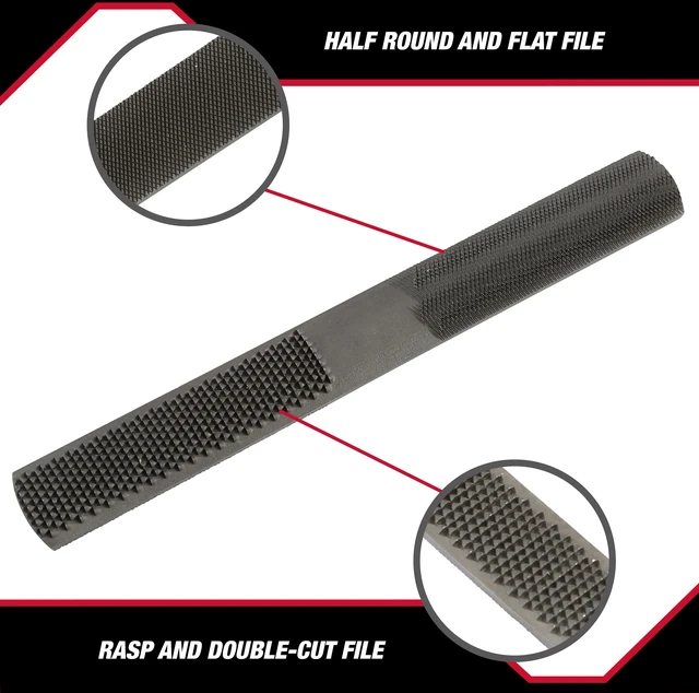 Alt view image 2 of 7 - Hyper Tough 4-in-1 Multi-Functional Steel File 2201