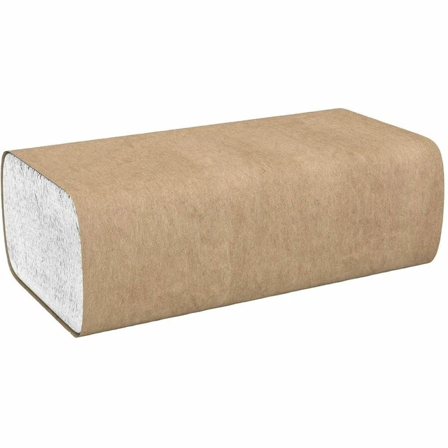 Alt view image 6 of 6 - Genuine Joe Multi-Fold Natural Paper Towels, 16 Pack of 250 Sheets