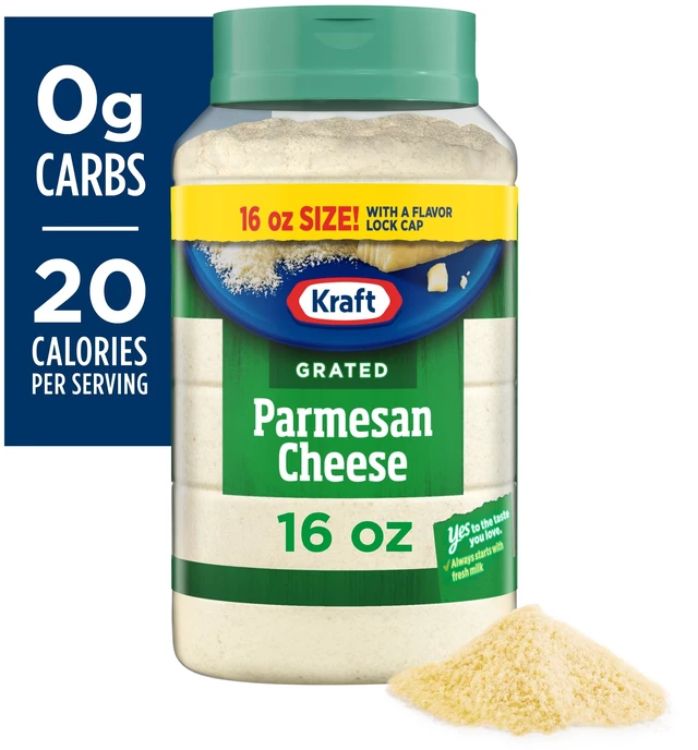 Main image of Kraft Grated Parmesan Cheese Shaker, 16 oz Bottle