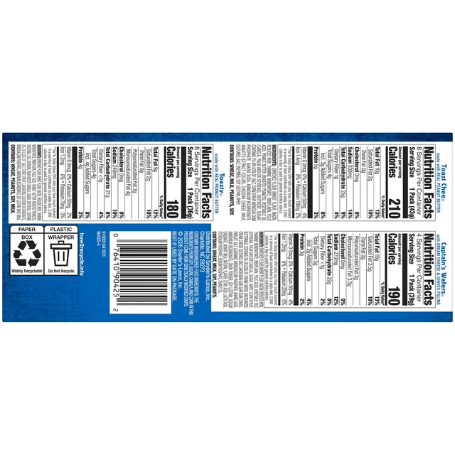 Alt view image 6 of 7 - Lance Assorted Sandwich Crackers, 20Count Variety Pack