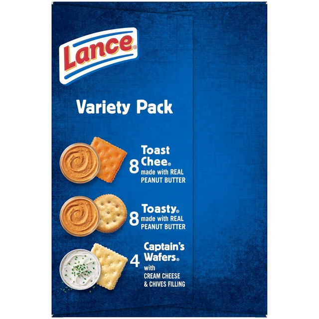 Alt view image 2 of 7 - Lance Assorted Sandwich Crackers, 20Count Variety Pack