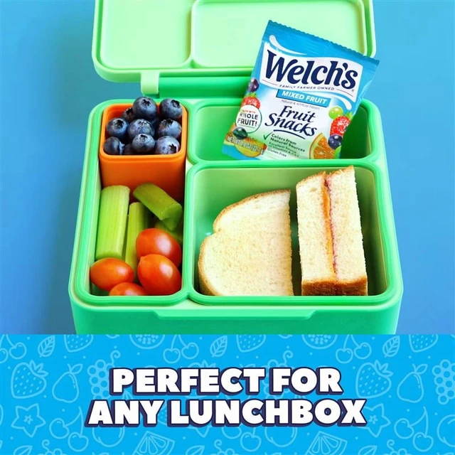 Alt view image 3 of 5 - Welch's Fruit Snacks Mixed Fruit Soft Gluten-Free Kids Snacks 0.8oz 40 Count