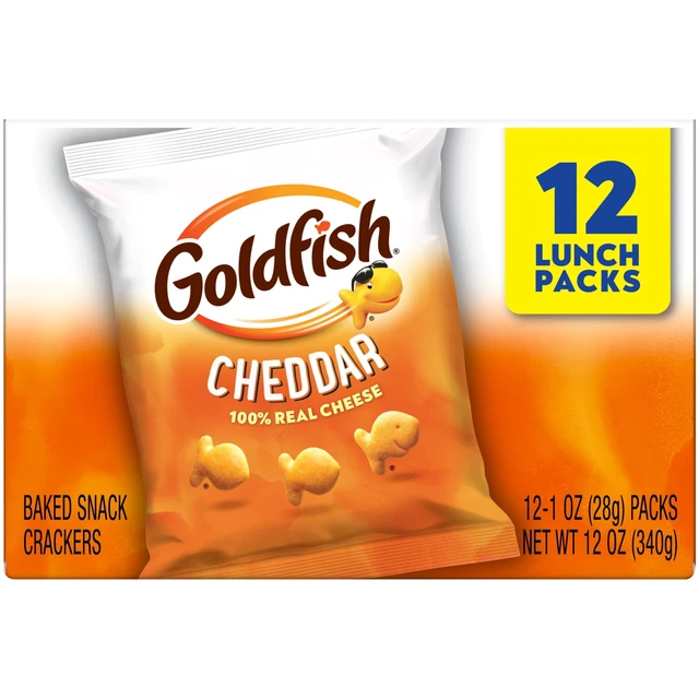 Alt view image 3 of 5 - Goldfish Cheddar Crackers, 1oz (12-Pack)