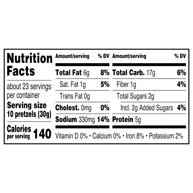 Alt view image 2 of 6 - Great Value Peanut Butter Filled Pretzel Nuggets, 24oz