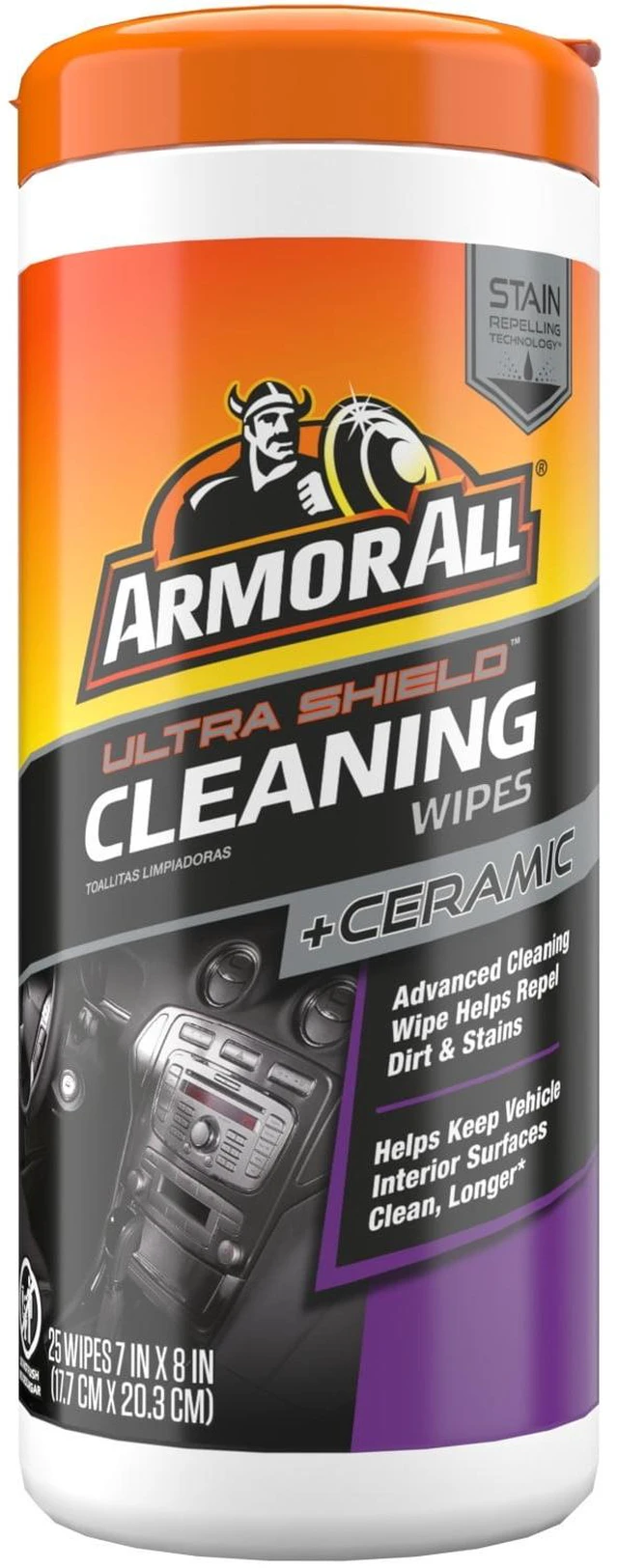 Main image of Armor All Ultra Shield + Ceramic Cleaning Wipes, 25 Count