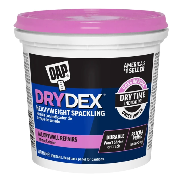 Alt view image 4 of 5 - DAP DryDex 32 oz Pink/White Dry Time Indicator Spackling