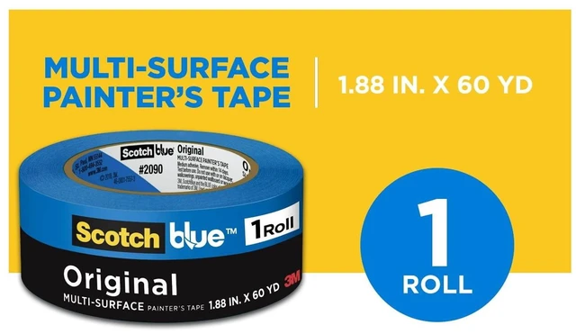Main image of Scotch Blue Painter's Tape, 1.88 in. x 60 yd., 1 Pack, Original Multi-Surface, Paint Supplies