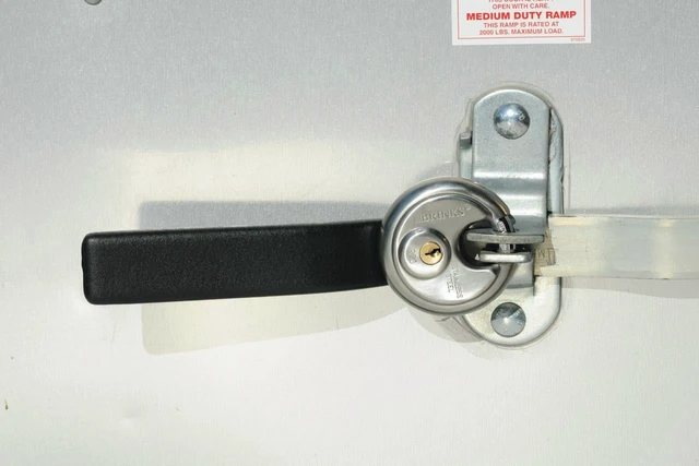 Alt view image 7 of 7 - Brinks Stainless Steel 60mm Keyed Discus Padlock with 5/8in Shackle