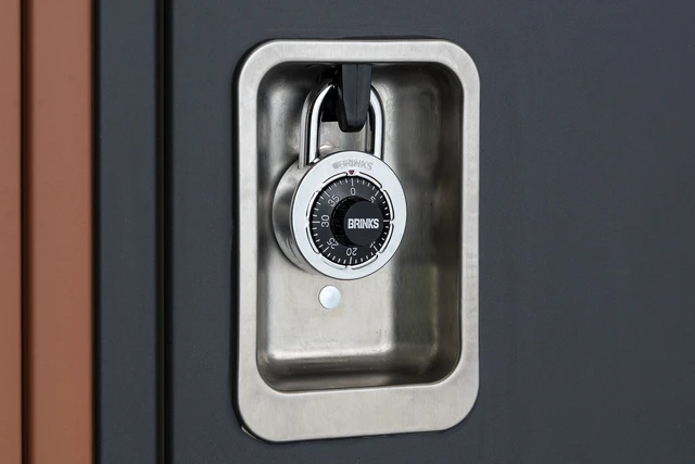 Alt view image 6 of 7 - Brinks 50mm Steel Dial Combination Padlock with 1in Shackle