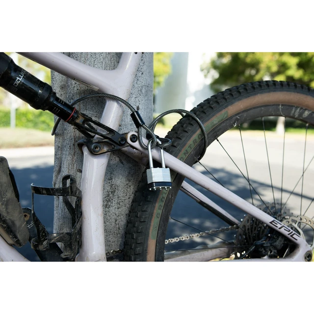 Alt view image 2 of 6 - Hyper Tough 1-9/16 in. (40mm) Laminated Steel Keyed Padlock with 2 in. (51mm) Long Hardened Steel Shackle