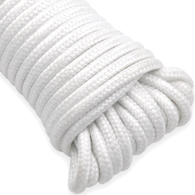 Alt view image 3 of 5 - Hyper Tough 7/32 Standard Diamond Braided Poly Clothes Line 100 feet White