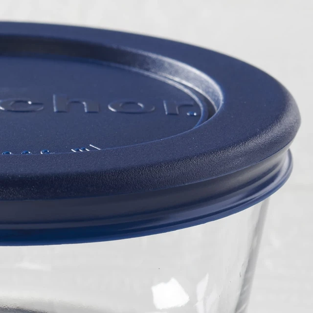 Alt view image 2 of 7 - Anchor Hocking Glass Food Storage Containers with Lids, 1 Cup Round, Set of 4
