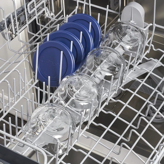 Alt view image 7 of 7 - Anchor Hocking Glass Food Storage Containers with Lids, 1 Cup Round, Set of 4