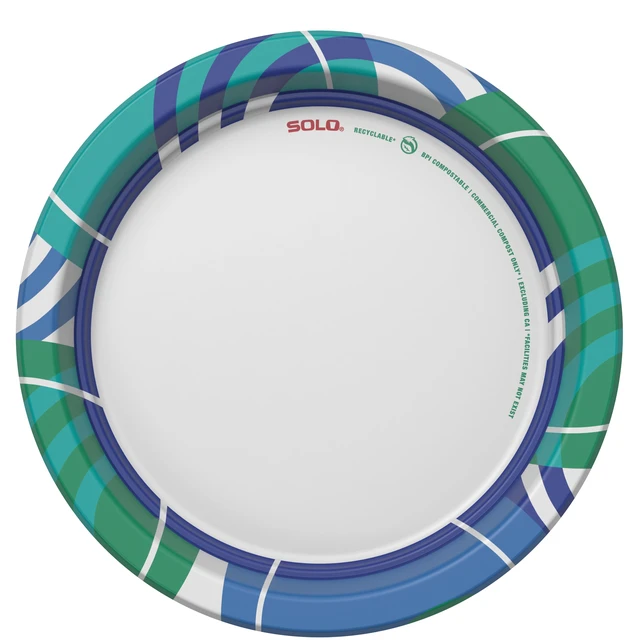 Alt view image 3 of 5 - Solo Bold Hold 10in 100CT Heavy Weight Paper Plate