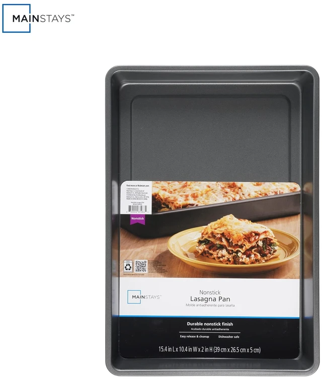 Main image of Mainstays 15"x10" Non-Stick Lasagna Pan
