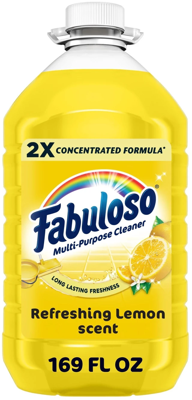 Main image of Fabuloso 2X Multi-Purpose Cleaner, No Rinse Floor Cleaner, Refreshing Lemon Scent, 169 fl oz