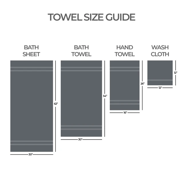 Alt view image 4 of 6 - Mainstays Performance Bath Sheet, Textured Grey, 62 in x 30 in