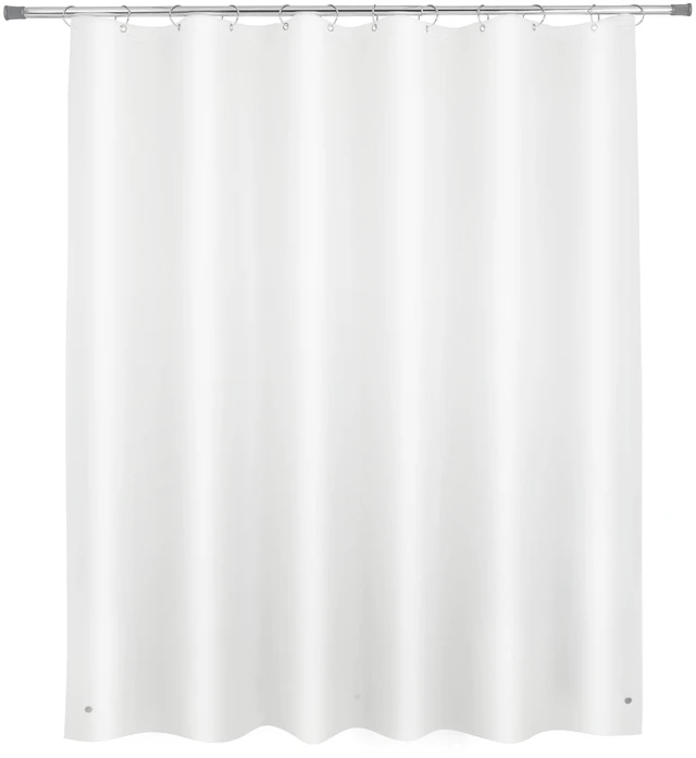 Main image of Mainstays PEVA Shower Curtain Liner, Medium Weight, 70 in x 71 in, Frosty