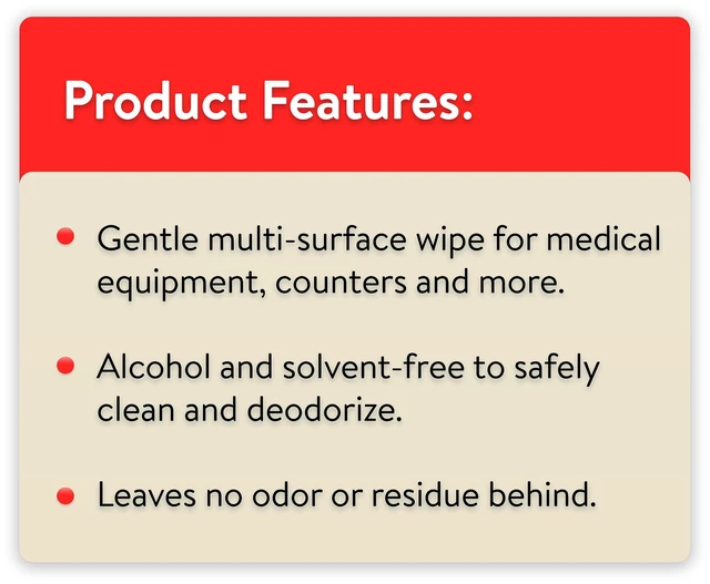 Alt view image 4 of 6 - Equate CPAP Cleaning Wipes, 62 Count