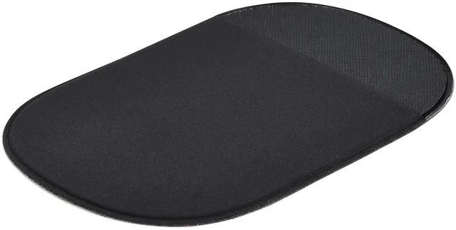 Alt view image 2 of 6 - Incipio Stick-on Mouse Sleeve, Adhesive Laptop Mouse Holder with Stretch Fabric Pocket for Wireless Mouse and Accessories, Black