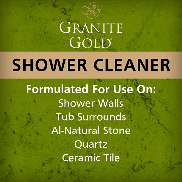 Alt view image 4 of 6 - Granite Gold Shower Cleaner, 24 fl oz Spray, Stone Shower, Tub & Tile Cleaner