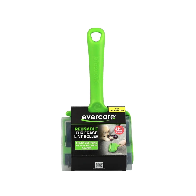 Alt view image 5 of 6 - Evercare Reusable Washable Gel Lint Roller with T-Handle for Pets, Clothing, and Furniture