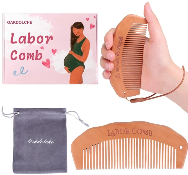 Main image of Wooden Birth Comb, Pregnancy Essentials for labor pain