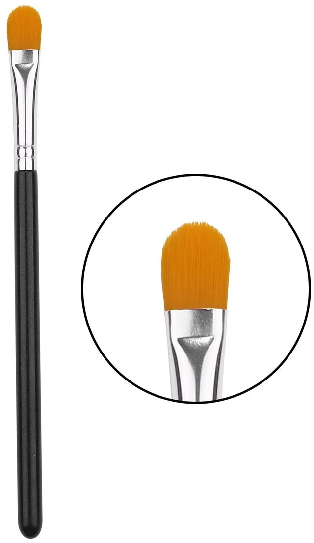 Main image of Extra flat round brush eyebrow concealer brush,concealer brushs,flat makeup brush,Brow Brushes (E32)