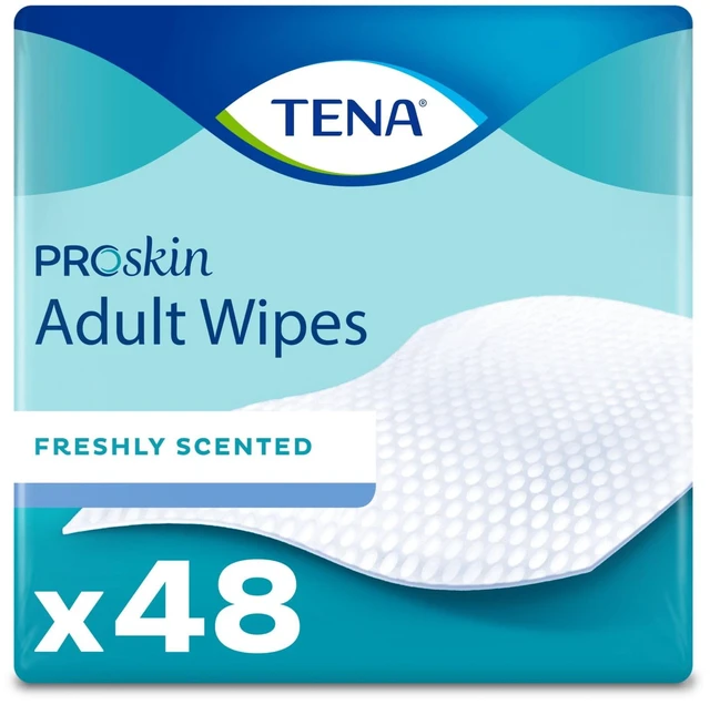 Main image of TENA Proskin Adult Wipes for Incontinence, Unisex, 48 ct