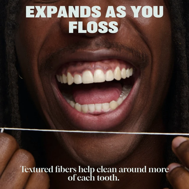 Alt view image 4 of 5 - PearlyFloss Coconut Expanding Textured Dental Floss, 33 Yards
