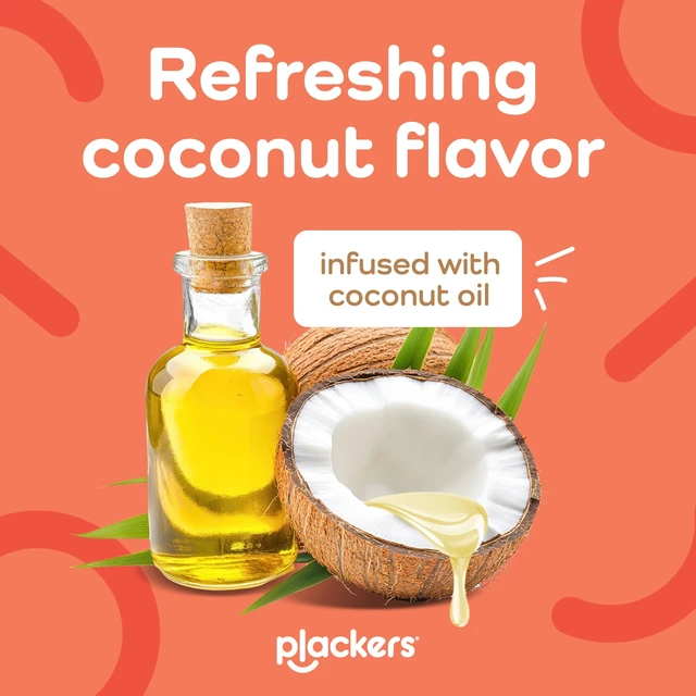 Alt view image 6 of 6 - Plackers® Gum Defense Floss Picks with Coconut Oil, Refreshing Coconut Flavor, Gentle, 75 Count