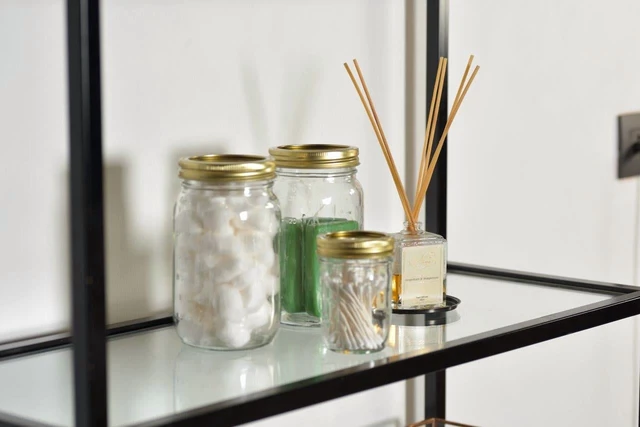Alt view image 2 of 5 - Mainstays 32 oz Mason Jars, Wide Mouth Quart Canning Jars with Lids and Rings, 12-Pack Large Glass Jars for Home Canning and Fermenting