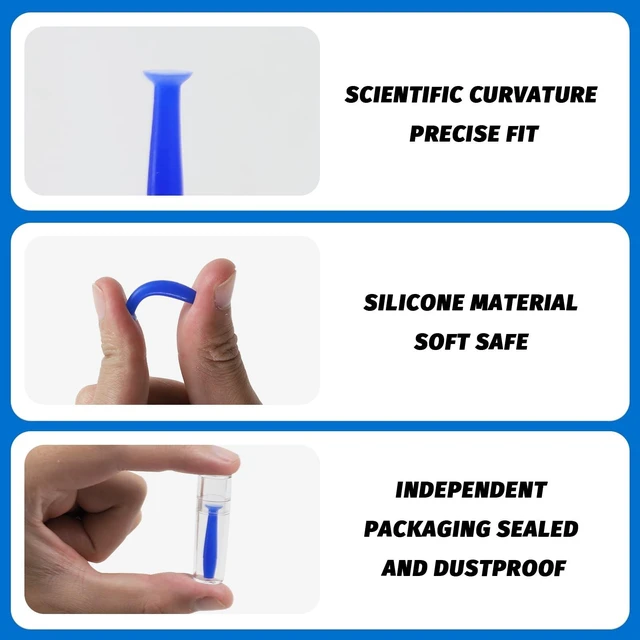 Alt view image 5 of 7 - Aoutrow Hard Contact Lens Remover for Hard/RGP Lenses, Contact Lens Inserter Applicator Suction Cup Tool for Prosthetic Eyes, 10 pcs