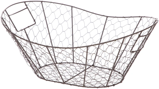 Main image of Mainstays Chicken Wire Decorative Storage Basket with Handles