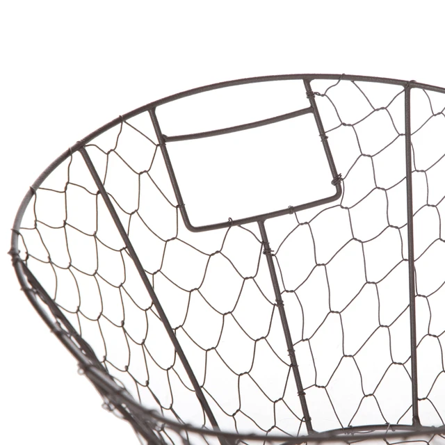 Alt view image 2 of 6 - Mainstays Chicken Wire Decorative Storage Basket with Handles