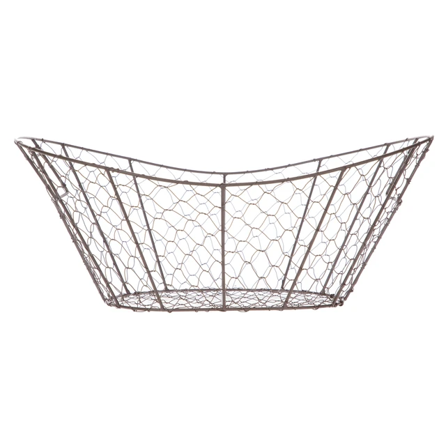 Alt view image 3 of 6 - Mainstays Chicken Wire Decorative Storage Basket with Handles