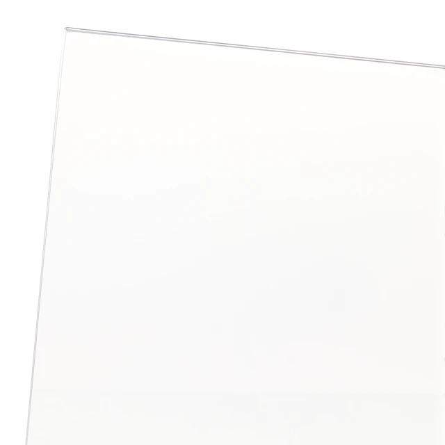 Alt view image 4 of 5 - Pen + Gear Standup Sign Holder for Display Stand, Hold for Paper of 8.5" x 11", Clear