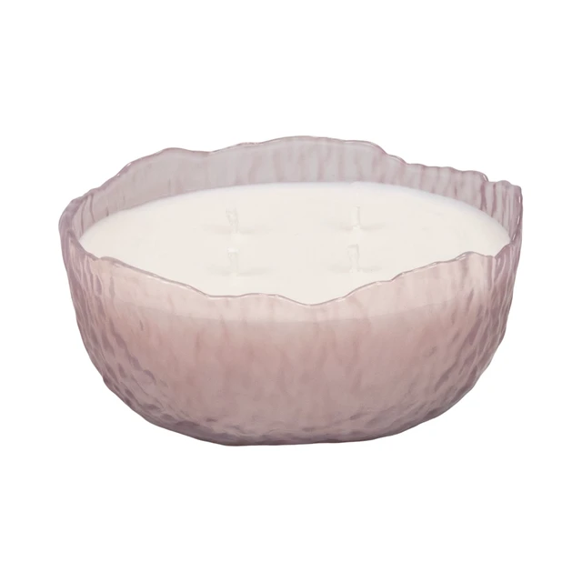 Alt view image 4 of 5 - Home Decor Collection 3-Wick Moon Bowl Scented Jar Candle, Wildflower & Bergamot, 21.3 oz.