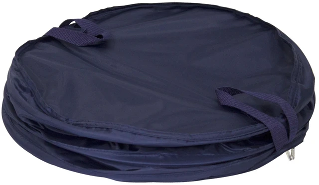 Alt view image 5 of 6 - Mainstays Pop-Up Laundry Hamper with Zipper Lid, 2-Load Capacity, Blue