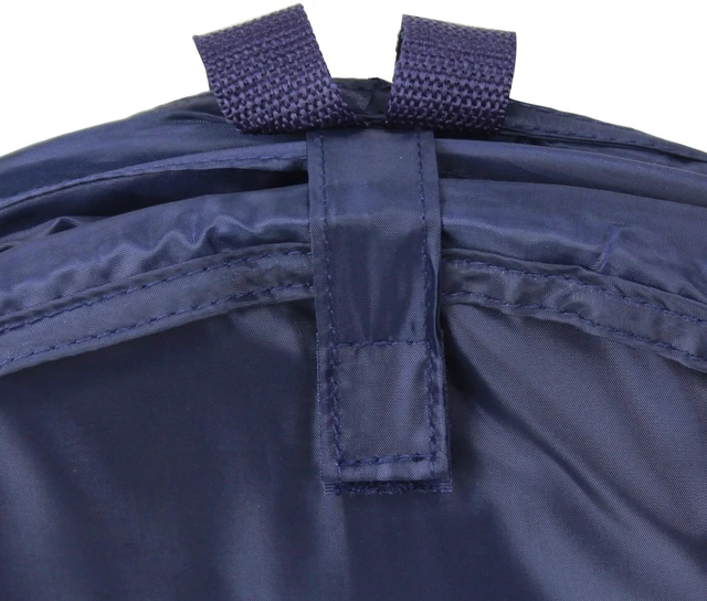 Alt view image 2 of 6 - Mainstays Pop-Up Laundry Hamper with Zipper Lid, 2-Load Capacity, Blue
