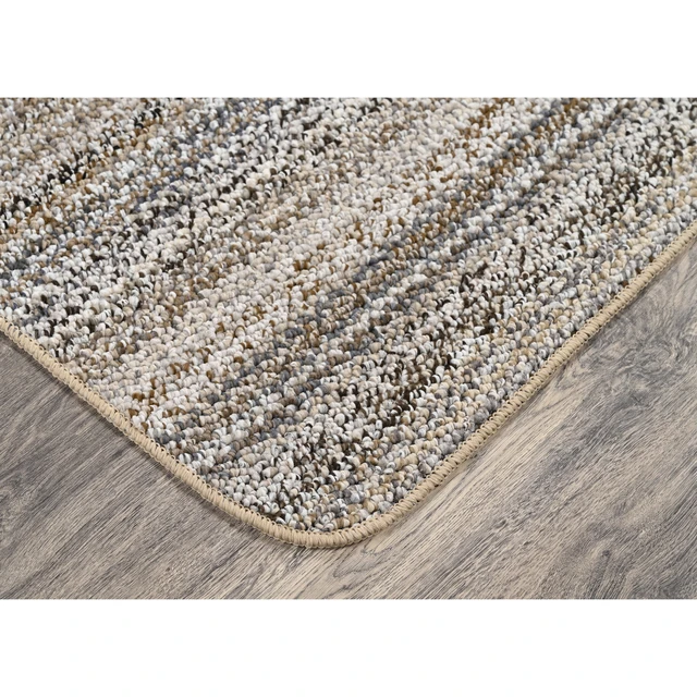 Alt view image 5 of 6 - Mainstays Carnival Stripe Polypropylene Indoor Runner Rug, Assorted Earth Tones, 20 in x 54 in