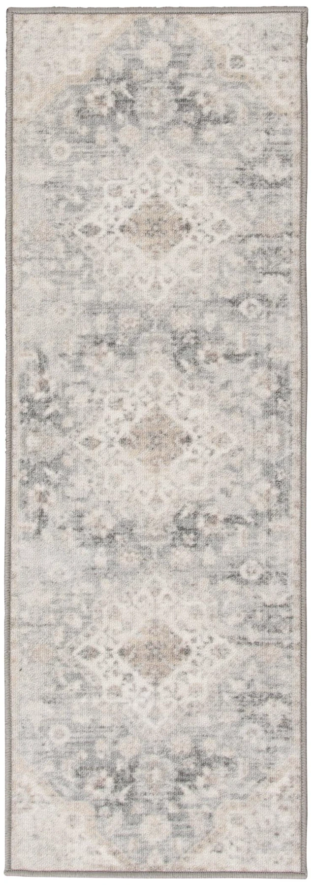 Main image of Mainstays 20 in x 60 in Persian Medallion Indoor Runner Rug, Blue