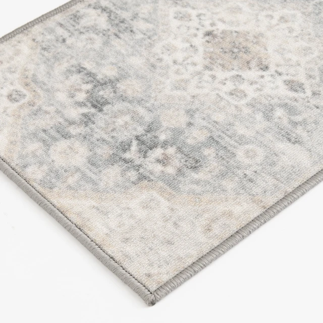 Alt view image 2 of 6 - Mainstays 20 in x 60 in Persian Medallion Indoor Runner Rug, Blue