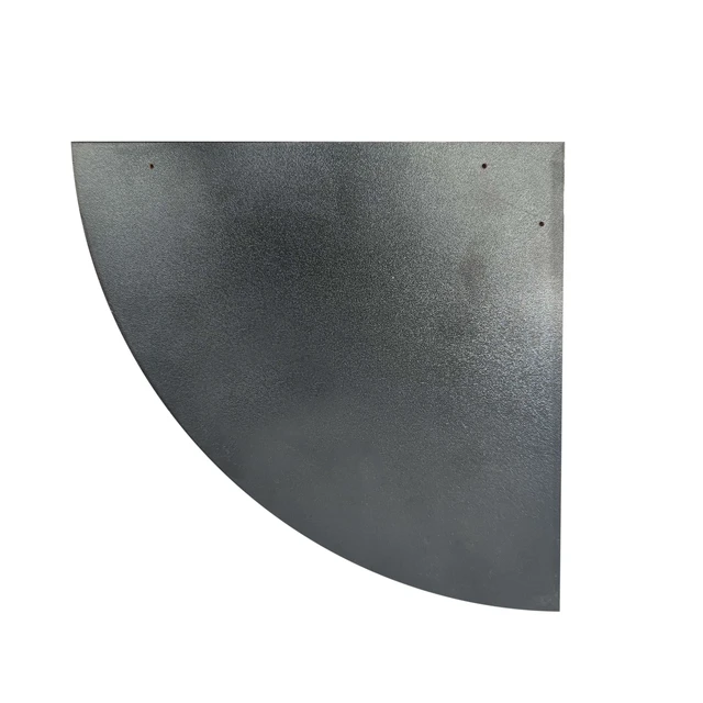 Alt view image 2 of 6 - Mainstays 9.5 in Black Corner Shelves, Set of 2