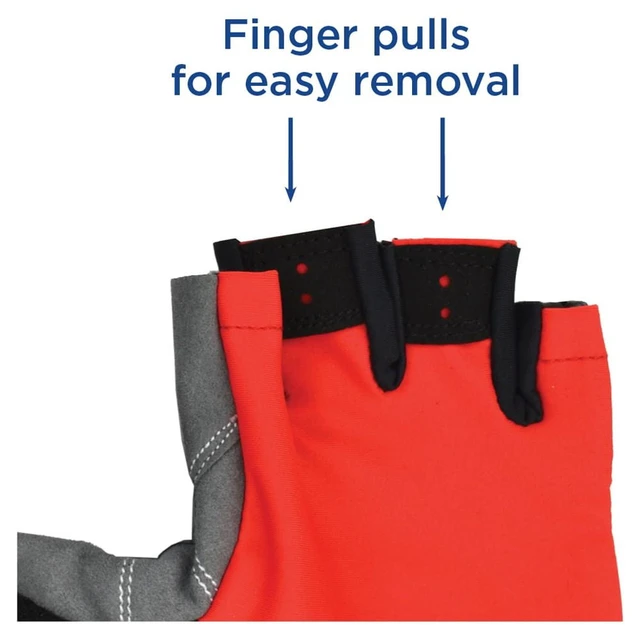 Alt view image 3 of 6 - Zefal Unisex Fingerless Comfort Bike Gloves, Sizes S-XL